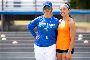 Sophie Haag and her mom